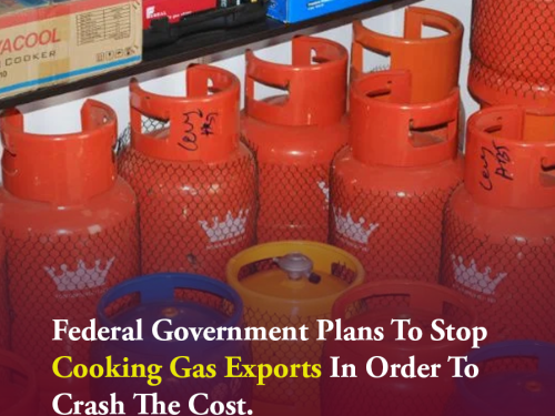 Federal Government Plans To Stop Cooking Gas Exports In Order To Crash The Cost.