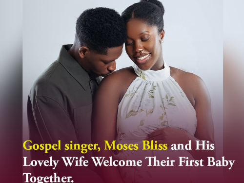 Gospel singer, Moses Bliss and His Lovely Wife Welcome Their First Baby Together (Video)