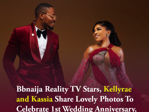 Bbnaija Reality TV Stars, Kellyrae and Kassia Share Lovely Photos To Celebrate First Wedding Anniversary (Photos/video)