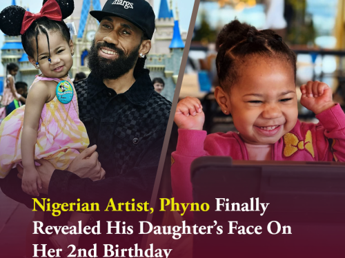 Nigerian Artist, Phyno Finally Revealed His Daughter’s Face On Her 2nd Birthday (Photos)