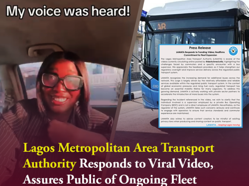Lagos Metropolitan Area Transport Authority Responds to Viral Video, Assures Public of Ongoing Fleet Expansion.