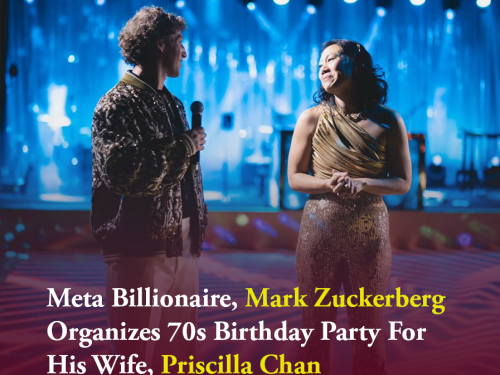 Meta Billionaire, Mark Zuckerberg Organizes 70s Birthday Party For His Wife, Priscilla Chan (Photos)