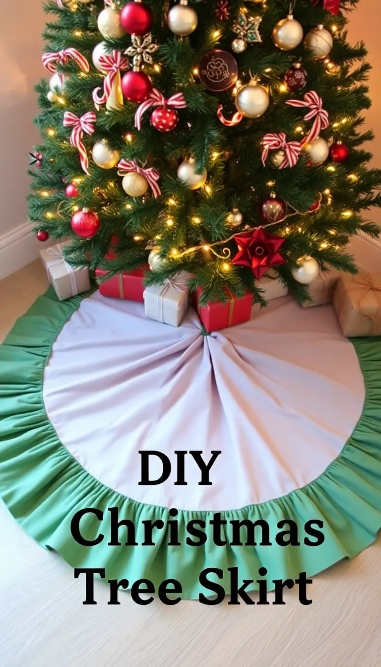 18. DIY Christmas Tree Skirt