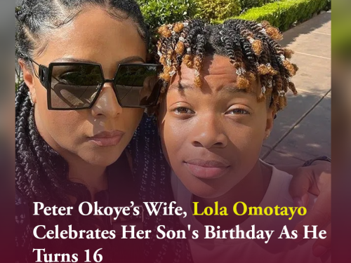 Peter Okoye’s Wife, Lola Omotayo Celebrates Her Son's Birthday As He Turns 16