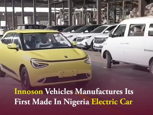 Innoson Vehicles Manufactures Its First Made In Nigeria Electric Car