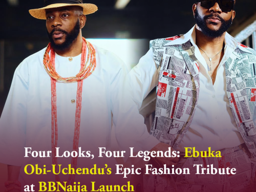 Four Looks, Four Legends: Ebuka’s Epic Fashion Tribute at BBNaija Launch (Photos)